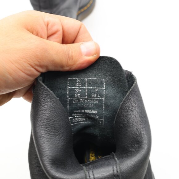 Doc Dr. Martens 1460 Pascal Women's Size 8 Boots Black Soft Leather - Picture 3 of 11